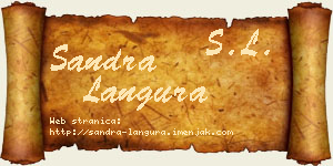 Sandra Langura vizit kartica